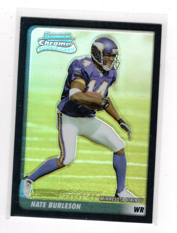 2003 Bowman Chrome Refractor #499/500 Nate Burleson #155 Rookie Card