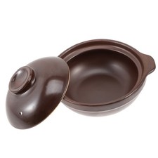 Terracotta Pots Cooking Clay Brown with Lid Ceramic Chinese Casserol