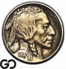 1914-D Buffalo Nickel *Significant Better Date Denver Issue* Choice XF++/AU