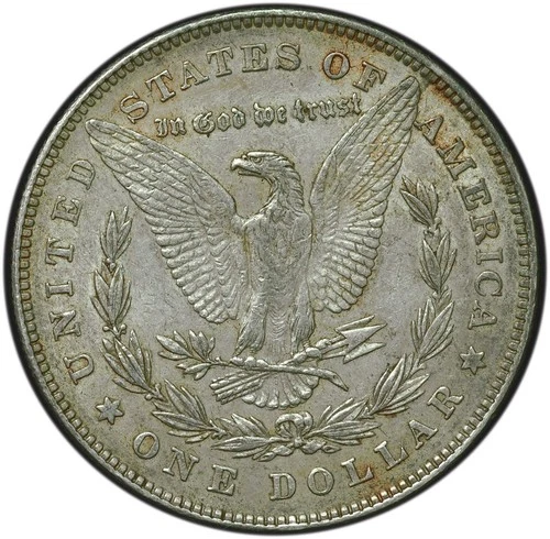 1878 Morgan Dollar 7/8TF Strong AU Original
