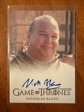 Nicholas Blane &middot; Game of Thrones &middot; Spice King &middot; Sammelkarte &middot; Autogramm