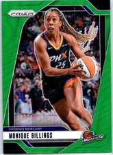 2024 Panini Prizm WNBA #120 Monique Billings Green Prizms