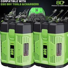 56V 7.5/10AH Lithium-Ion Battery Compatible with All Power 56V EGO Power Tools