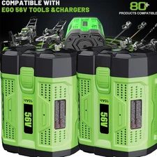 56V 7.5/10AH Lithium-Ion Battery Compatible with All Power 56V EGO Power+ Tools