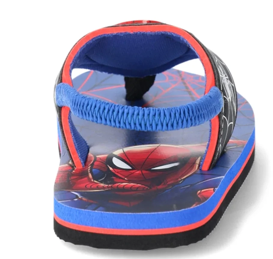 SpiderMan Niño Iluminado! Sandalias chanclas con correa trasera para niños talla 11/12 Foto 2 de 4