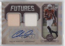 2020 Panini Legacy Futures Silver /299 Collin Johnson #FD-CJ Dual Patch Auto nd3