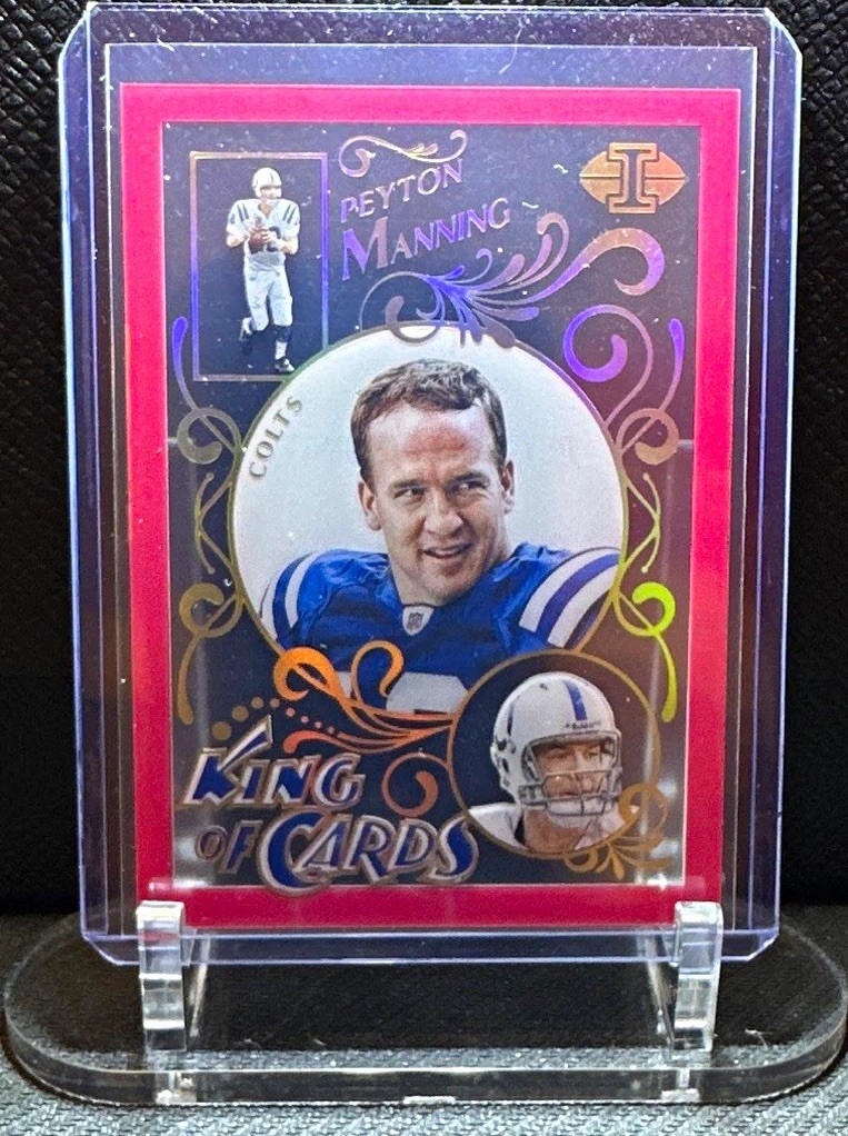 Panini 2021 Illusions King of Cards Peyton Manning Pink Colts #KC-17 /399