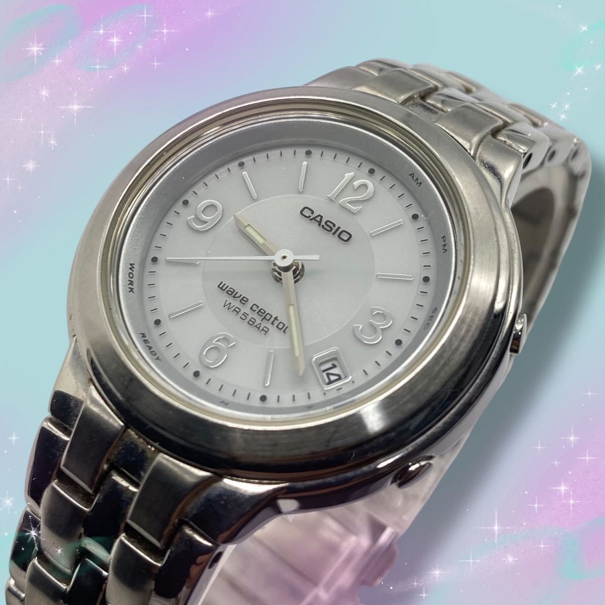 . Operation confirmed. Casio Wave Ceptor Ladies W… - image 1