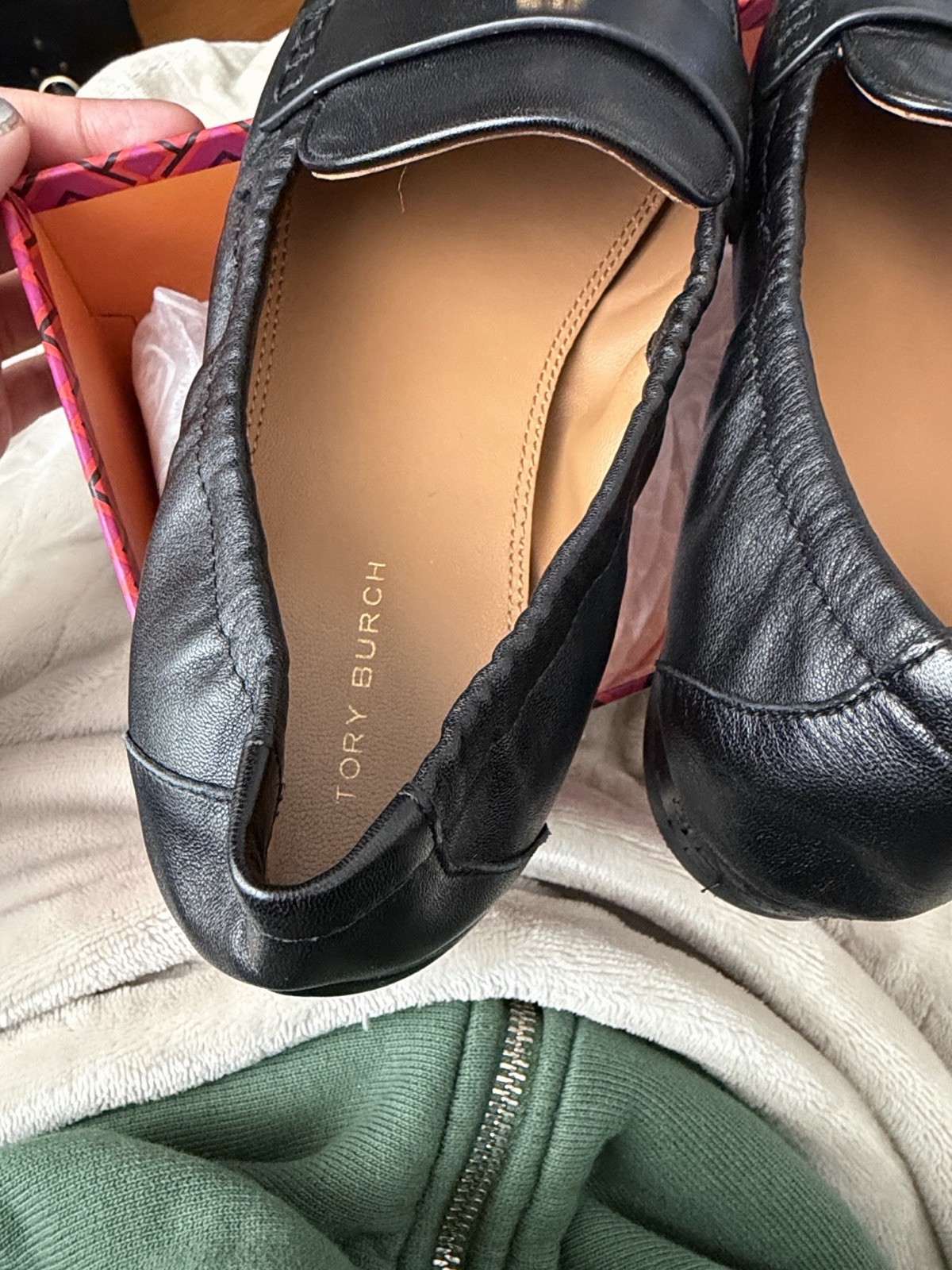 Tory Burch Women's  Leather Slip-On Loafers Size 7