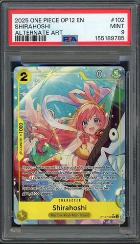 Shirahoshi (Alternate Art) graded PSA 9 for sale on eBay