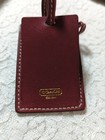 Coach Luggage Leather Tag In Dark Red NWOT — photo 7