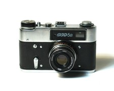 FED 5B 35mm Rangefinder Film Camera Industar-61 L/D 55mm f2.8 Lens Tested