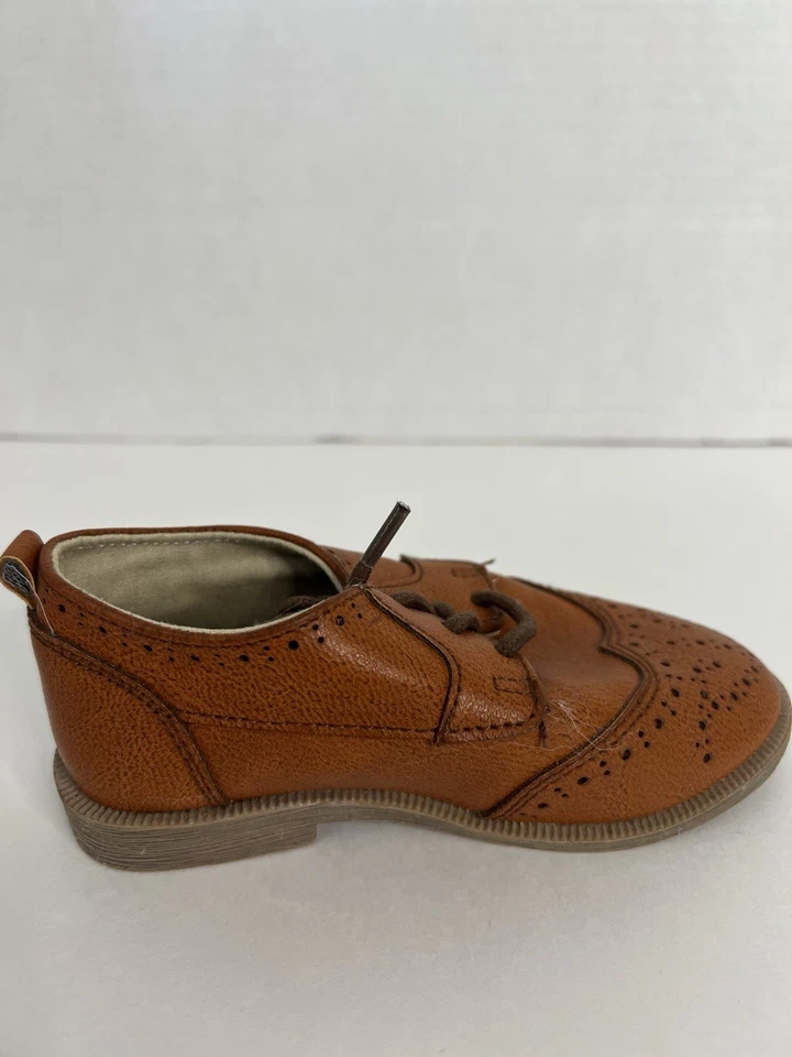 Boy Toddler Koala Kids Size C 7 Lace Dress Brown Shoes - Image 4 of 4