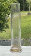 Antique - Vintage 20th C. Tapered Tube Open Ended Science Glass Chemistry Beaker