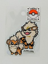 Pokemon B-Side Label Sticker Arcanine Growlithe Waterproof US SELLER