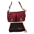 Coach Legacy Turnlock Shoulder Bag Vintage Y2K F12868 Raspberry Red Pink