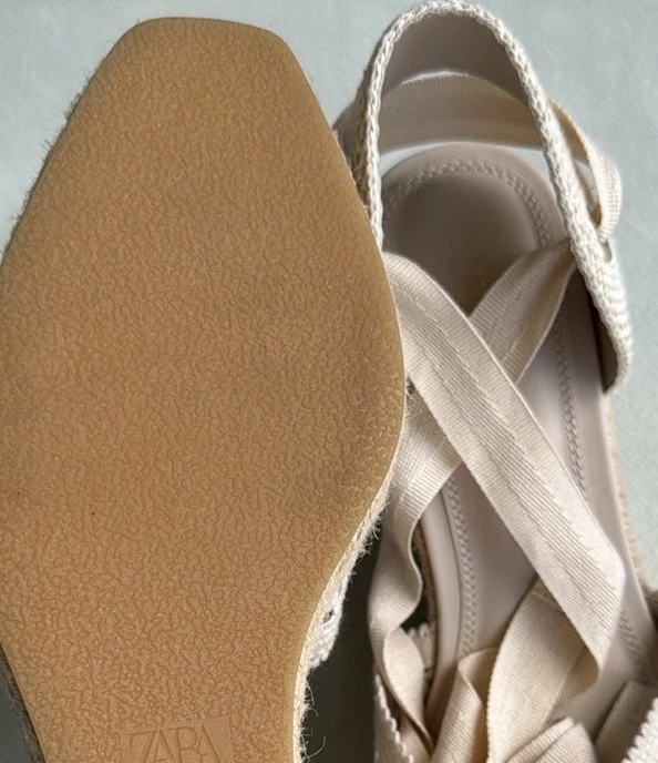 Zara Nuevo, Cuñas con Cordones Talla 39 Foto 2 de 4