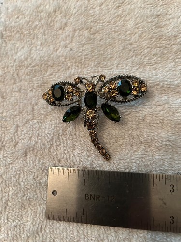 Vintage Colorful Dragon Fly Pin