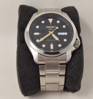 SEIKO 5 SBSA043 Solid Boy 4R36-08L0 腕時計 SEIKO 4R36-08L0 Men's Automatic Watch Analog Black Multi