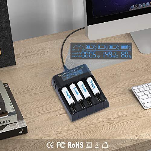 18650 Battery Charger, Universal Smart Charger LCD Display for 3.7v Lithium - Picture 6 of 7