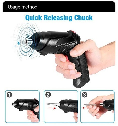 3.6V Electric Screw Driver Rechargeable Lithium Electric Drill Screwdriver Set - Picture 11 of 26