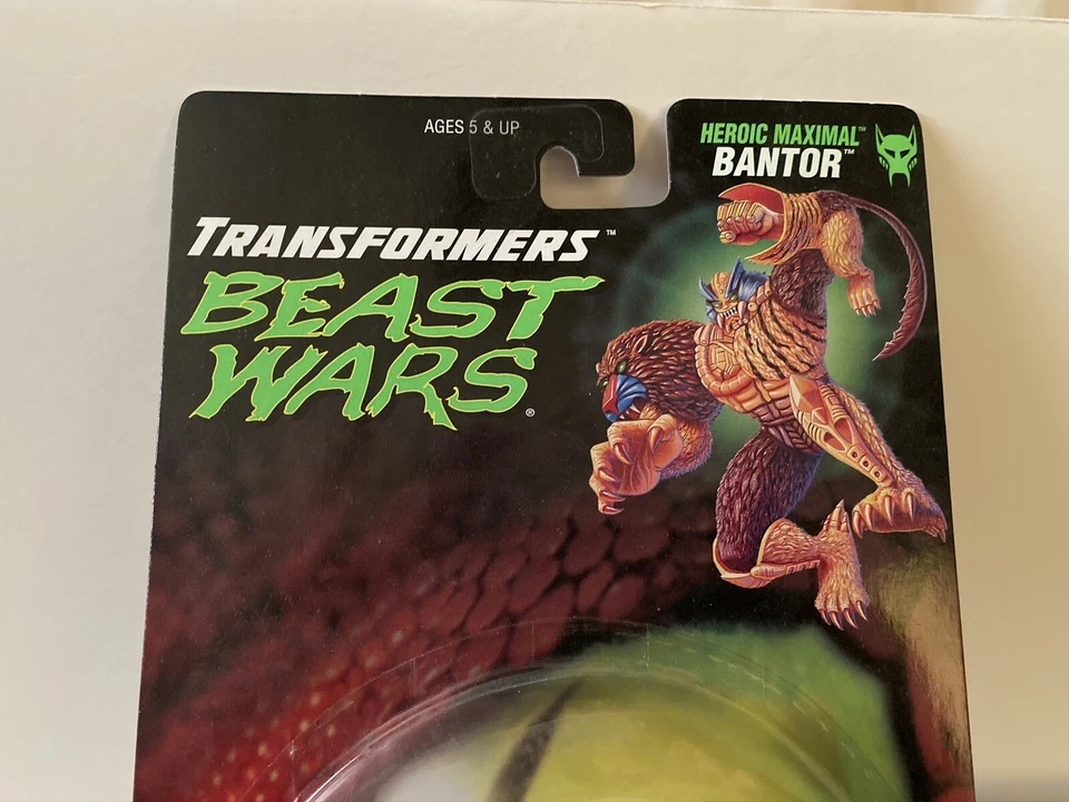 1998 Hasbro Transformers Beast Wars Deluxe Fuzors Heroic Maximal Bantor NIP - Image 3 of 4