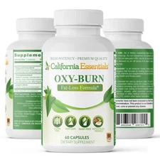 Oxy Burn - Weight Loss Pills - Suppressant for Women & Men - 60 Ct, Pack of 3