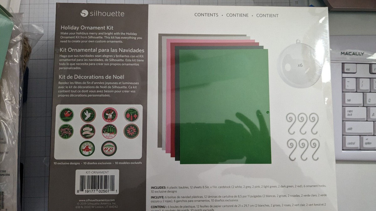 Silhouette America Holiday Ornament Kit NEW Christmas Cameo | eBay