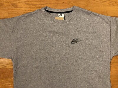 New XL Nike Sportswear Move To Zero Recycled Materials Grey Shirt