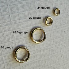 Lote De 300 Anillos De Salto De Oro De 6 Mm - Chapado En Oro 14K Para Joyería DIY, Manualidades, Pendientes Y Collares