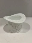 Vtg Fenton Milk Glass Top Hat Daisy and Button Pattern 1960's Size 4.5 X3.25”