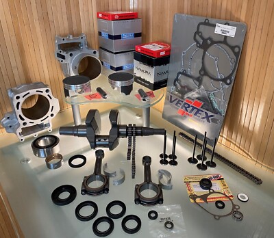 2015-23 KAWASAKI BRUTE FORCE 750 ENGINE REBUILD KIT/CRANK+CYLINDERS+PISTONS+VLvS