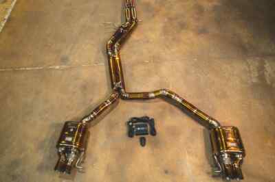 Valvetronic Designs Titanium Valved Catback Exhaust For 14-18 Audi RS6/RS7 C7