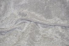 Velvet Panne Crushed Backdrop Velour Stretch Fabric 60" Wide Silver