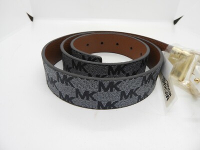 Michael Kors Medium Belt in Brown Monogram (Female) Michael Kors Signature MK Logo Reversible Leather Women main image 2