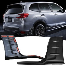 Fit 2019-2022 Subaru Forester Sti Style Rear Bumper Lip Spoiler Side Corner Chin