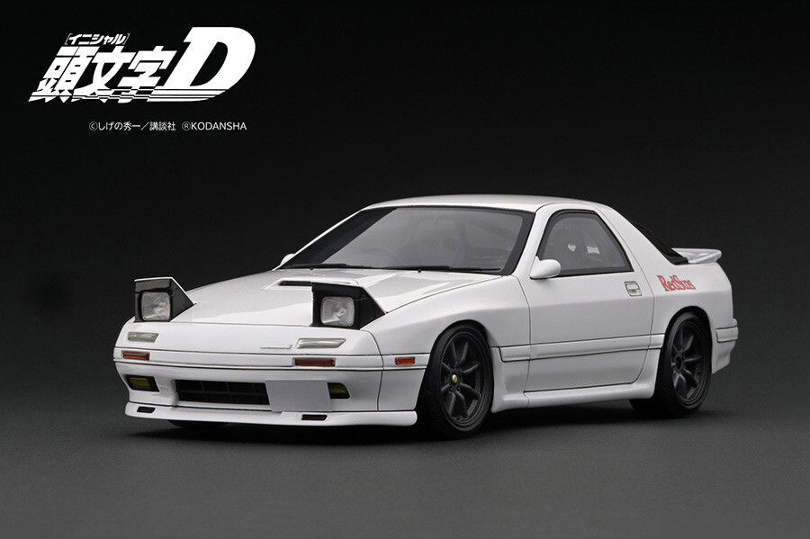 【限定60台在庫1台！】1/18 Mazda Savanna RX-7 頭文字D ignition model 1/18 INITIAL D Mazda Savanna RX-7 Infini FC3S