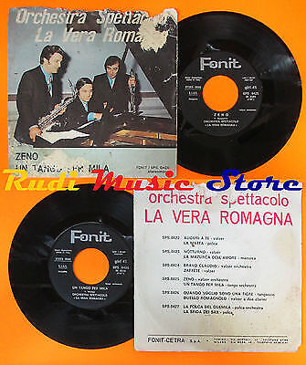 LP 45 7'' ORCHESTRA LA VERA ROMAGNA Zeno un tango per mila 1972 italy cd mc dvd