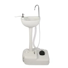 Portable Camping Sink with Towel Holder Hand Wash Basin Stand For Outdoor Events
