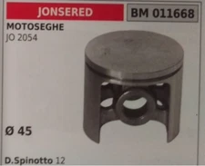 PISTON COMPLETE WITH SEGMENTS AND SPIN CHAINSAW JONSERED JO 2054 Ø45 single band