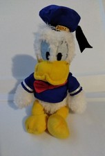 Disney Cruise Line Sailor Donald Duck Plush Bean Bag Stuffed 9" Soft Lovey D4STL