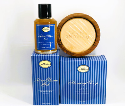 DIE KUNST DER RASIERSEIFE LAVENDEL LAVENDEL + AFTER SHAVE TAOS SEIFE BARBA TALLOW