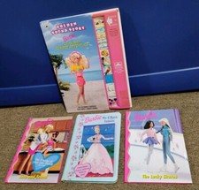 Vntg Barbie Books Lot Including Golden Sound Story Electronic Storybook WORKS