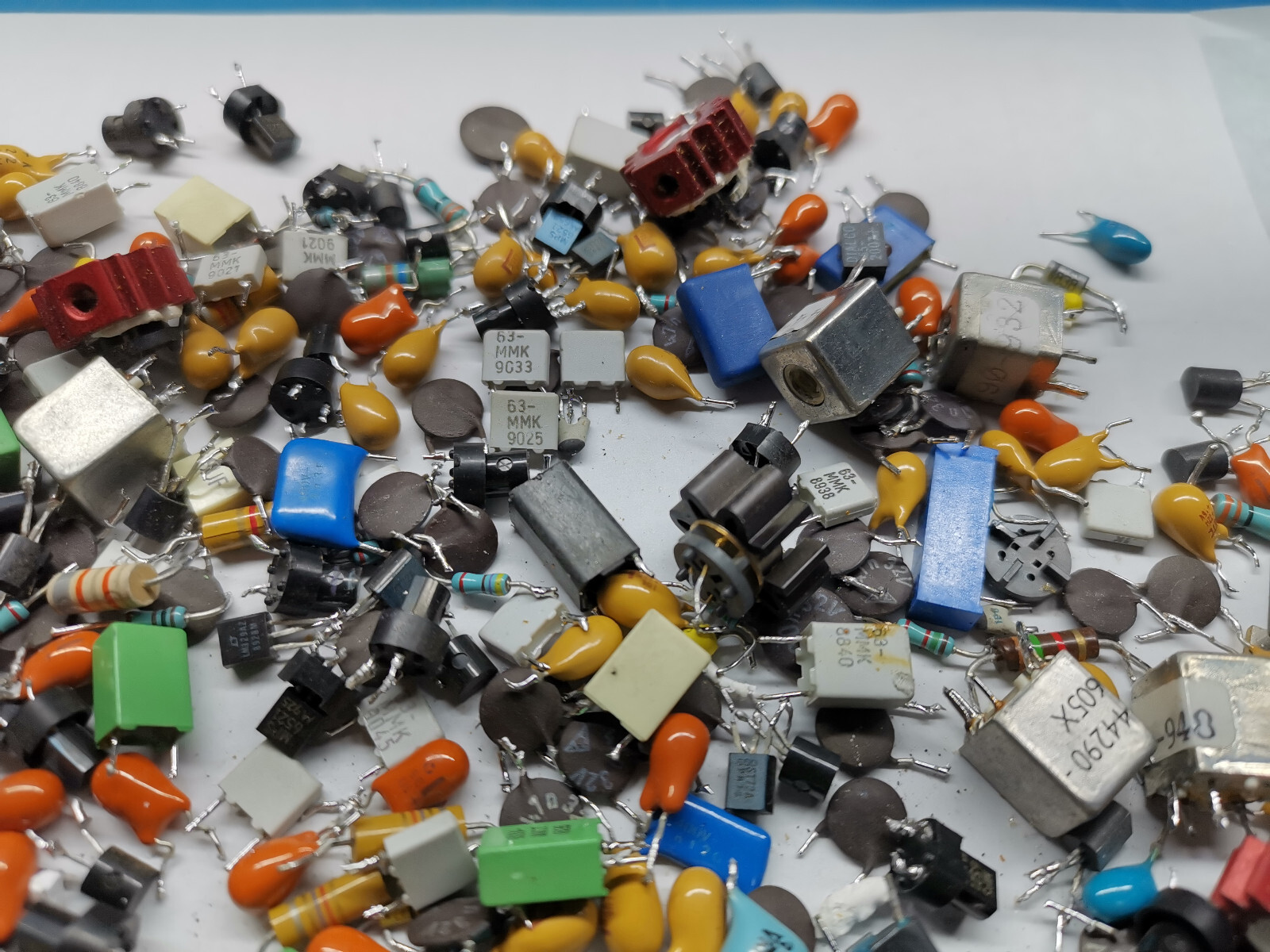 Joblot Of Various Electronic Components And Parts From Marconi Test