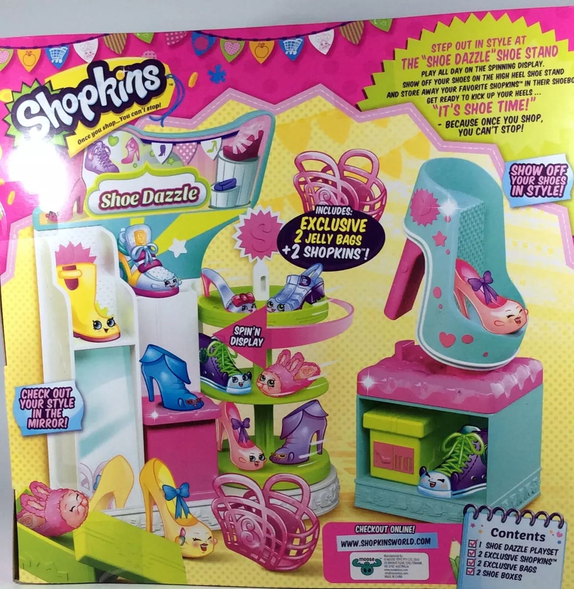 Shopkins Shoe Dazzle Fashion Spree Playset eBay