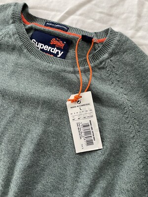 NEW With Tags Superdry Sweater Mens Large