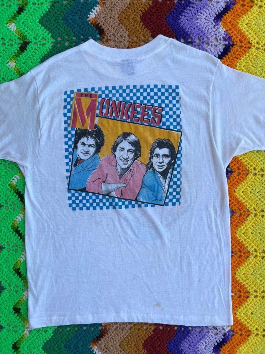 Vintage The Monkees Concert Tour 1986 T-Shirt White Large | eBay