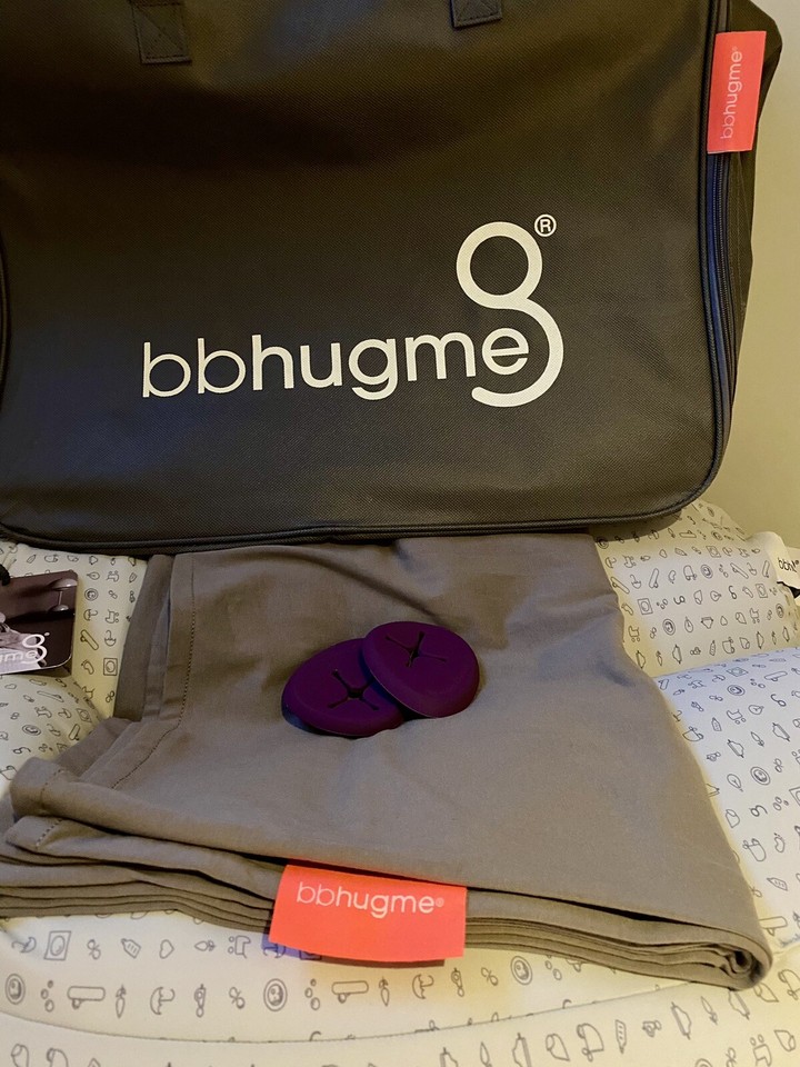 bbhugme Pregnancy Pillow Stone Grey Perfect Condition eBay