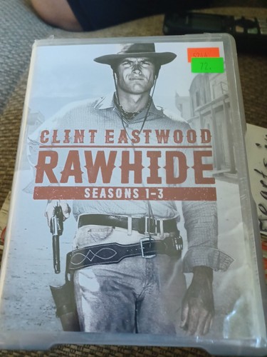 RAWHIDE Clint Eastwood Western TV Series Complete Season 1-3 (1 2 3) DVD SET