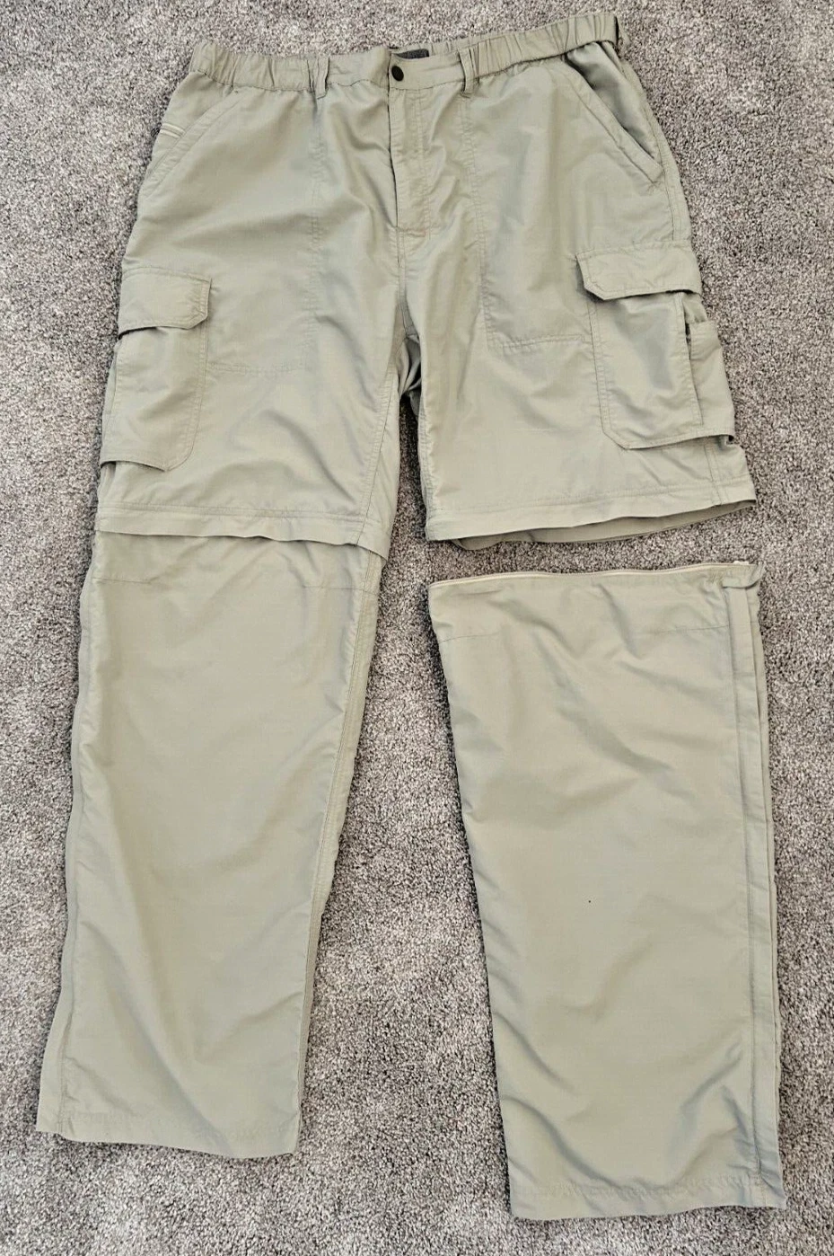 REI Men's Utility Convertible Elastic Waist - Zip Closure Pants XXL - 34L
